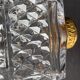Alcohol decanter in blown and cut crystal Empire style XXth