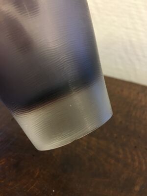 Vase bleu inciso, Paolo venini, circa 1950