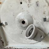 70s molded glass ceiling or wall light