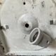 70s molded glass ceiling or wall light