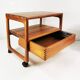 Side table, teak bar, Mid Century, BR Mobler, designed by Peter Brink, Denm