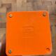 Porte crayon vintage orange