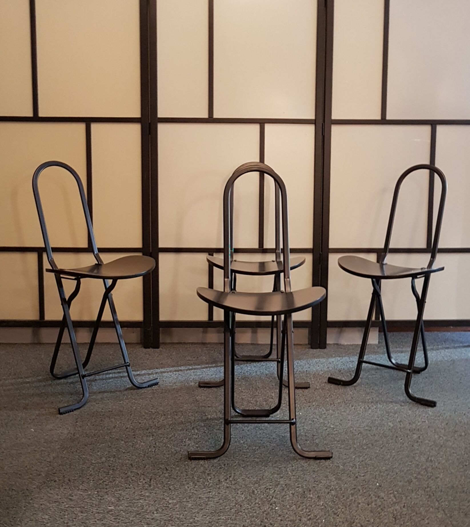 Italian chairs, 80s.