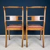Dining chair set, Italy, 1960s