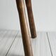 Tabouret tripode ancien en bois