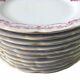 10 porcelain dessert plates