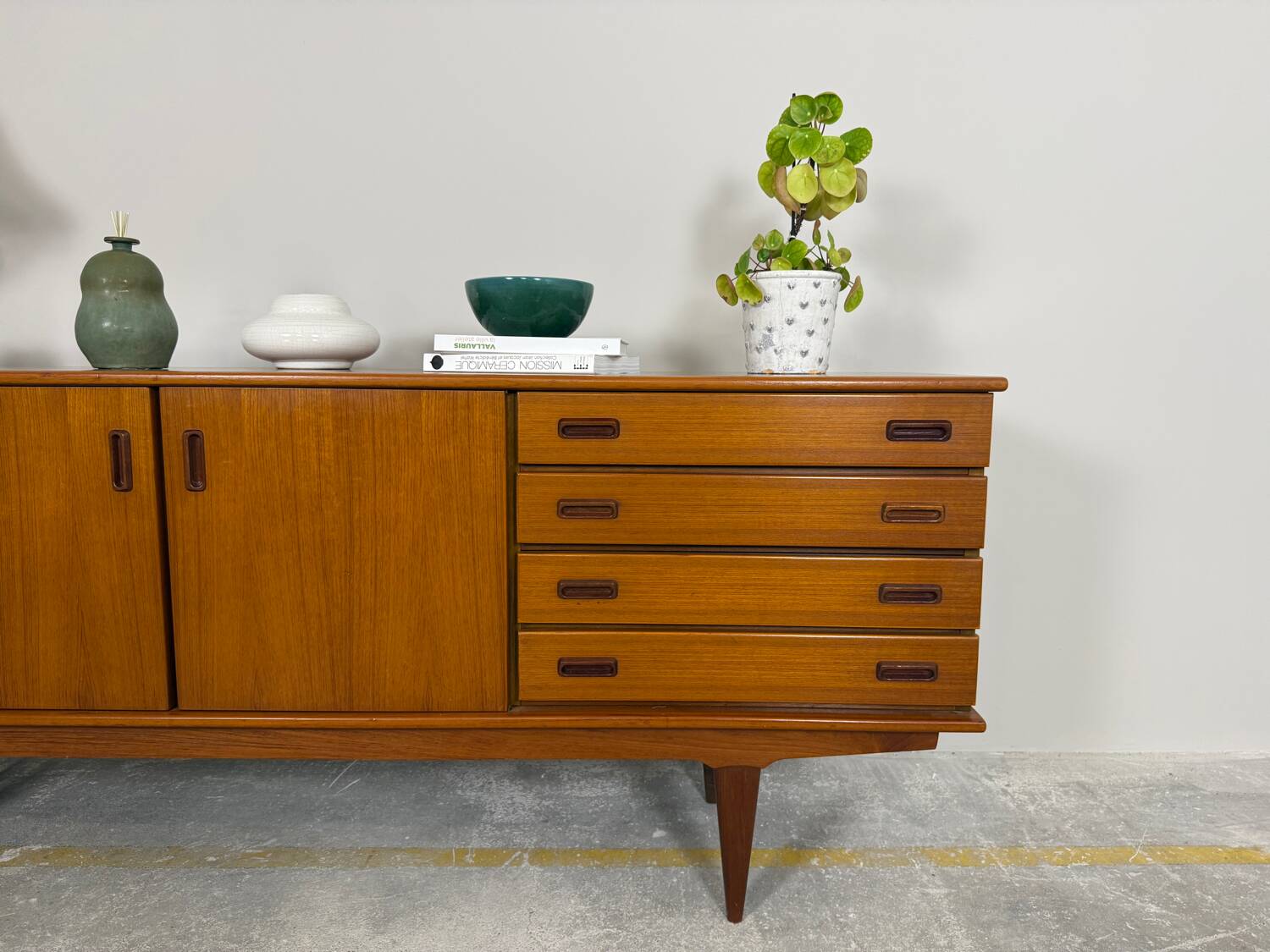 Scandinavian teak sideboard – 1960s