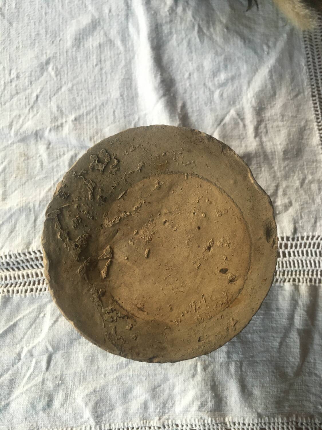 Handcrafted terracotta vase