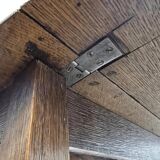 Vintage wooden table (foldable) / drop-leaf table / console