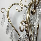 Plafonnier en cristal. Espagne, années 1950.