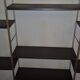 1960s IRON AND SHEET METAL WALL SHELVES