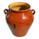 Ancien pot en terre cuite vernissée XIXeme