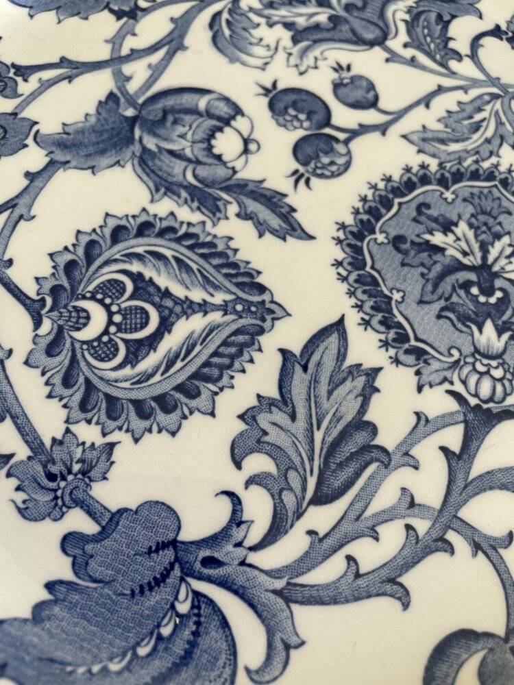 Ridgway Jacobean blue plate
