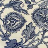 Assiette plate Ridgway Jacobean bleue