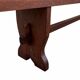 Paire de bancs de ferme 300 cm chêne