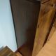 Asymmetrical cabinet Art Deco walnut