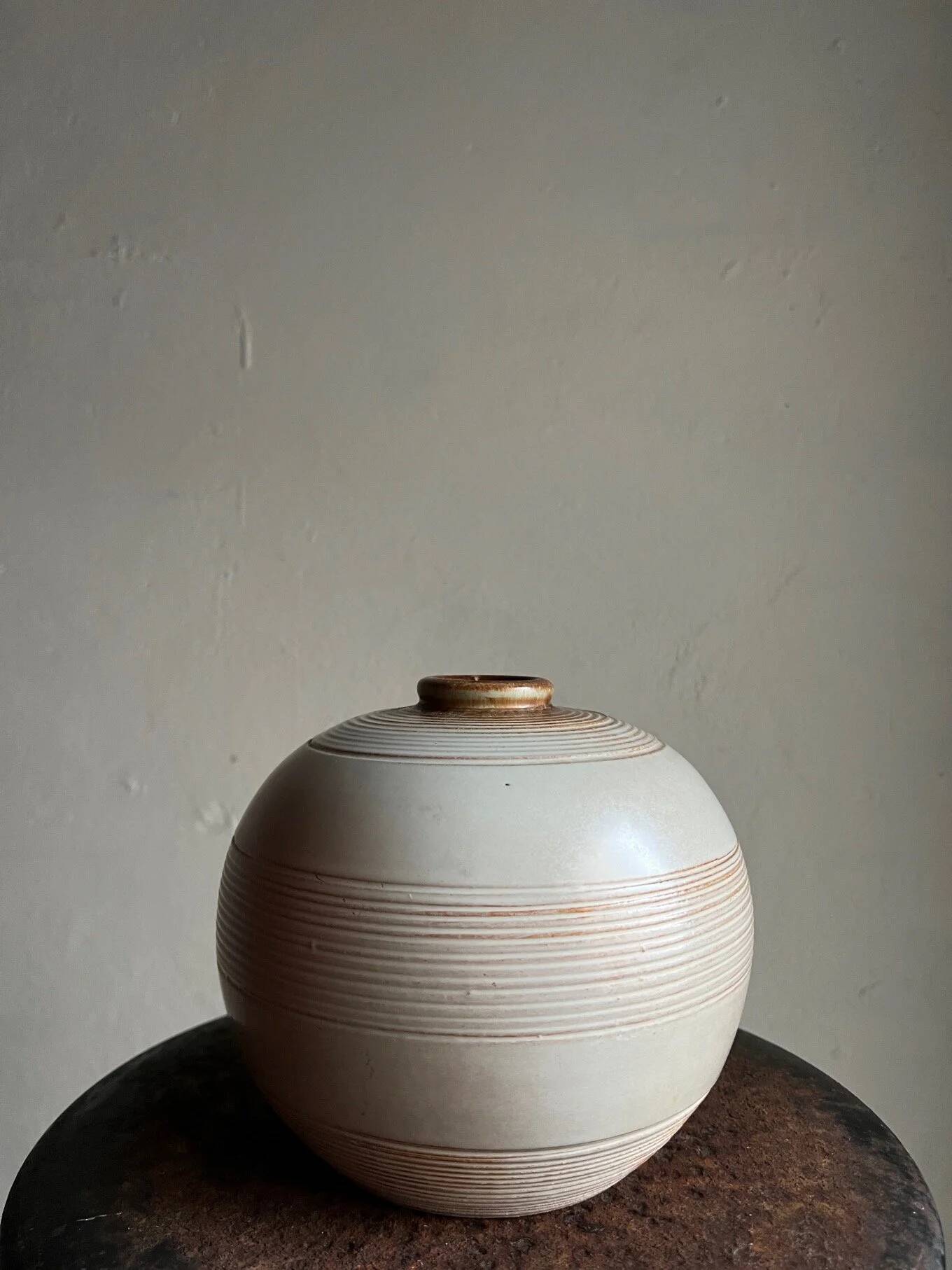 Art Deco ceramic vase by Anna-Lisa Thomson | Upsala Ekeby | Sweden | 1930s