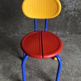 Small Ikea children's chair 1980s/1990s Memphis style