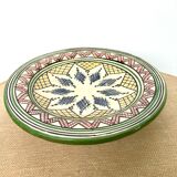 Vintage Safi ceramic cutting dish in Morocco