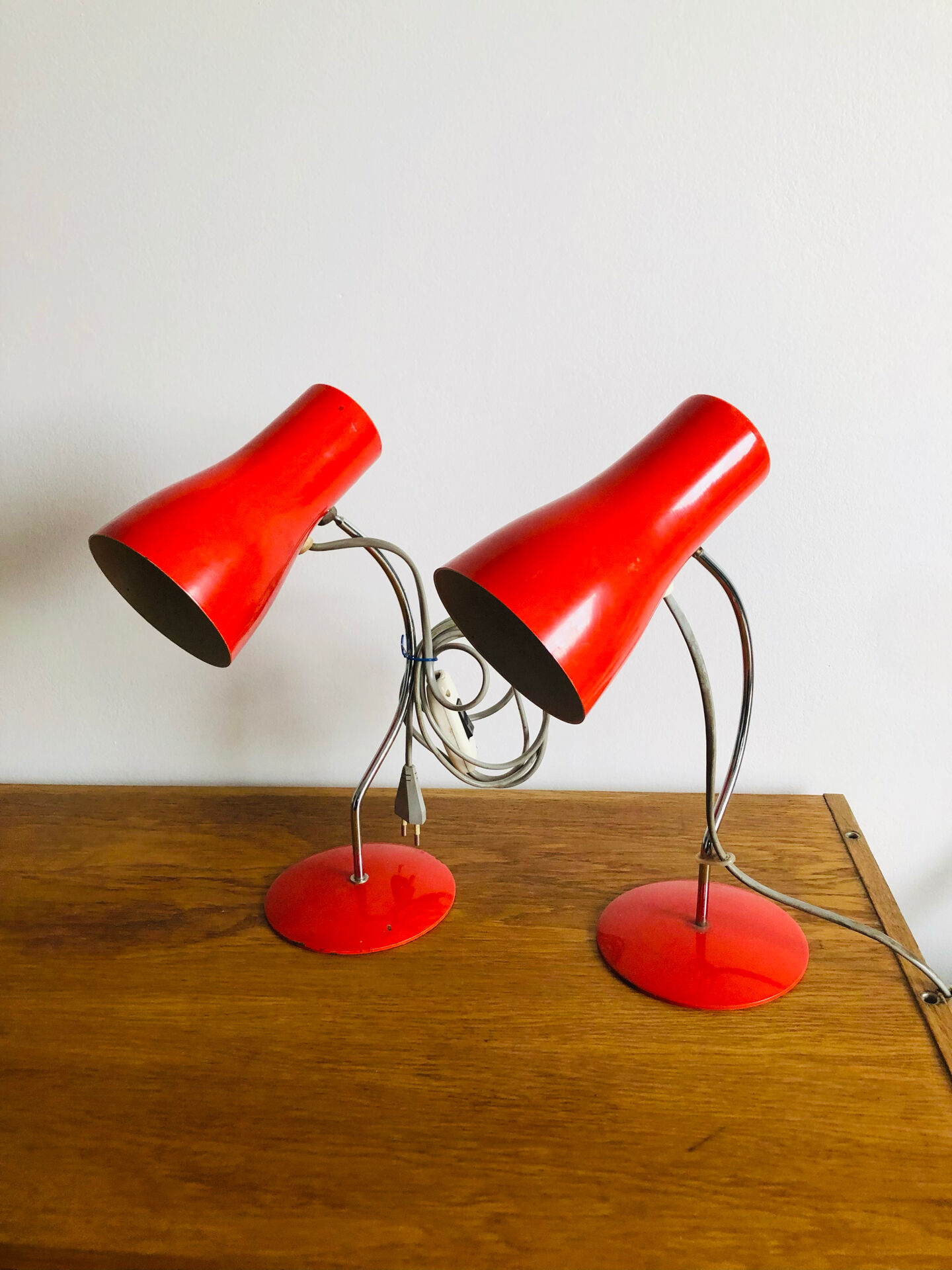 Paire de lampes Hurka