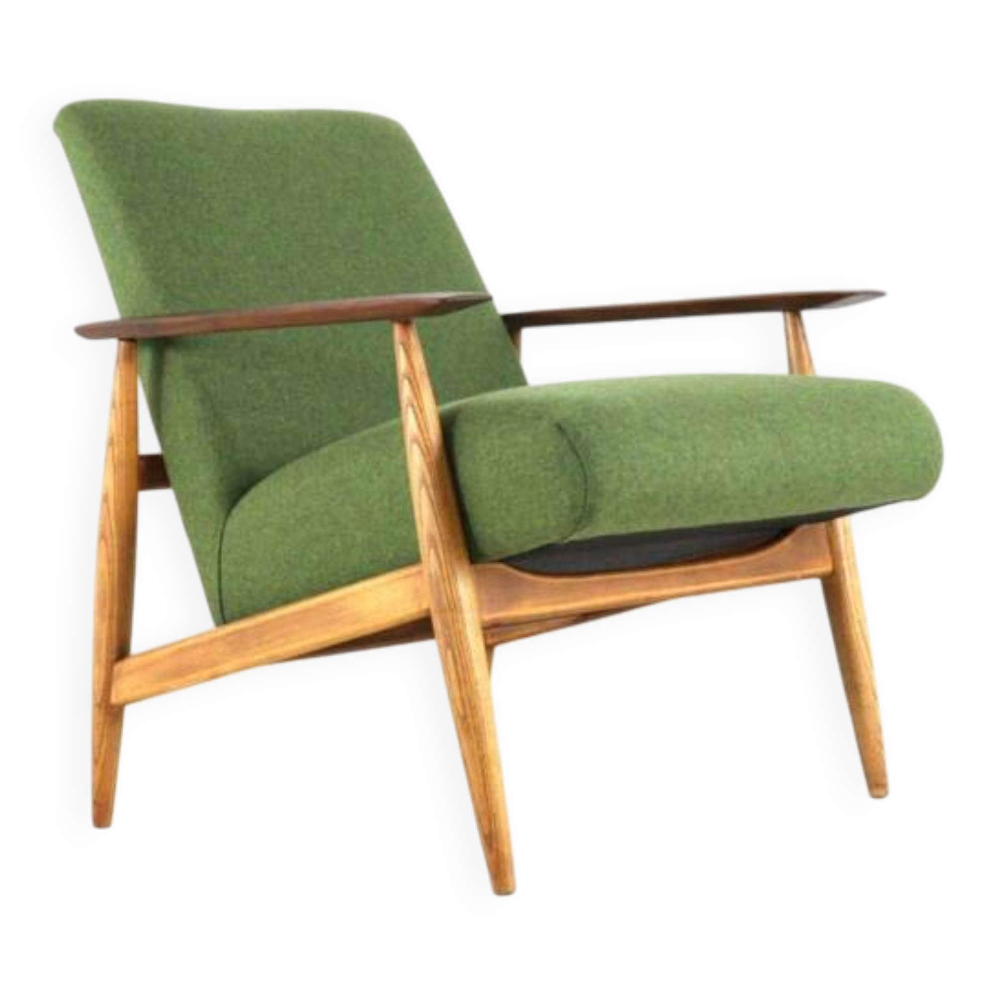Vintage chair 'Bedemsvaart' - easy chair new upholstery mid century design