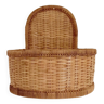Wall wicker basket
