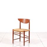 Ensemble de 4 chaises à repas en teck par Peter Hvidt & Orla Molgaard-Nielsen