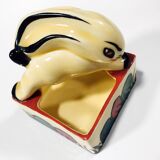 Rabbit Ashtray • Empty Pocket • Earthenware • Art Deco • Ditmar Urbach • 1930