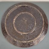 Vintage dish from Dauphiné in glazed terracotta with squirrels