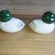 Vintage barbotine ducks