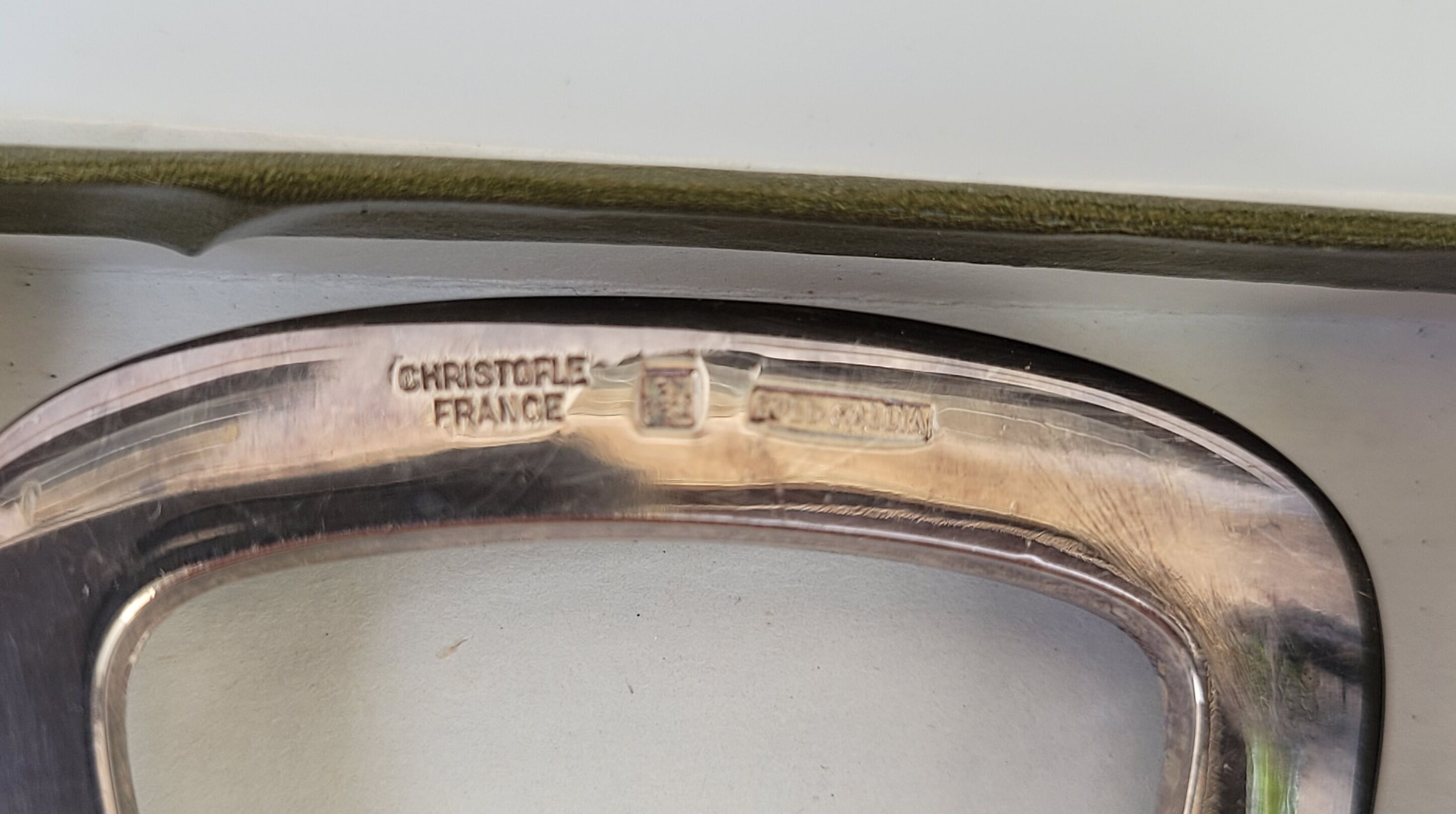 Napoleon Emperor bottle opener in his silver metal case Christofle Paris Gallia Brasserie series