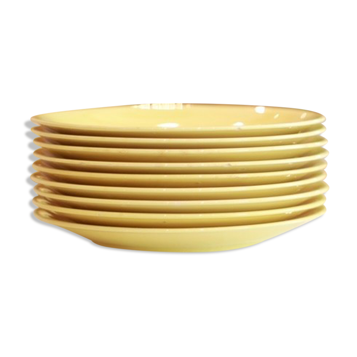 Yellow Longchamp plates 1950
