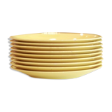 Yellow Longchamp plates 1950