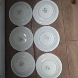 Set de 6 assiettes plates en céramique San Marciano