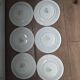 Set of 6 flat ceramic plates San Marciano