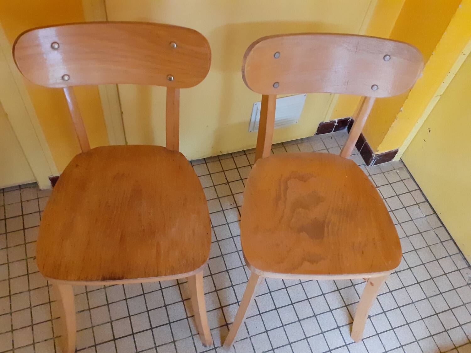 Paire de chaises bistrot
