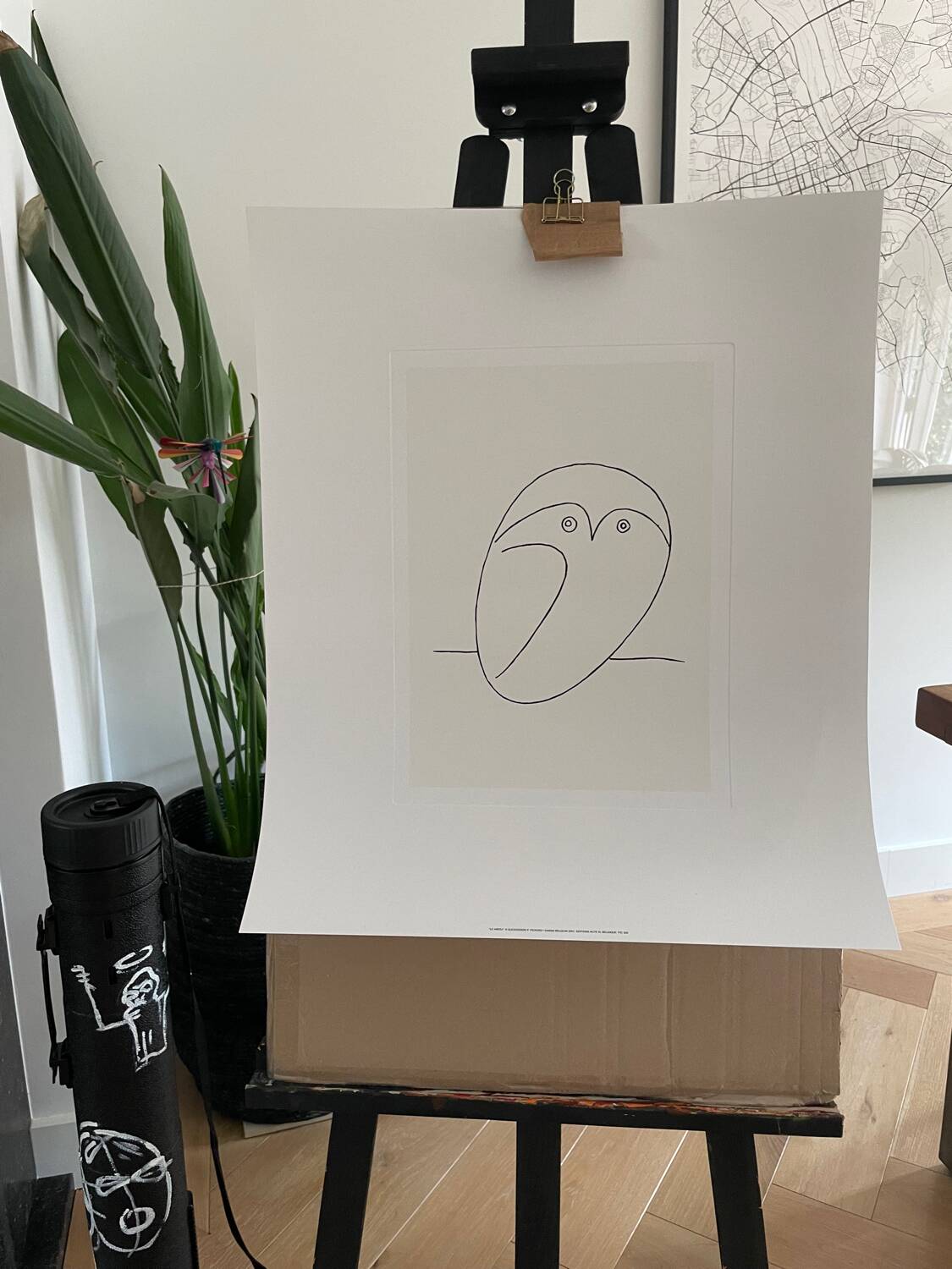 Pablo picasso (1881-1973), le hibou, cooyright succession p. picasso/ sabam belgium 2001