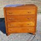 Commode vintage des années 50 pieds compas