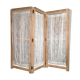 Ancient wood and lace screen
