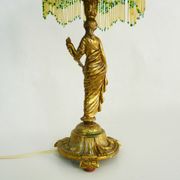 Former two-light orientalist lamp, draped woman years 50