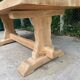 19th century solid oak monastery farmhouse dining table 200cm