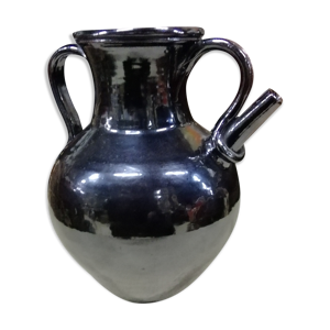 Cruche céramique noir