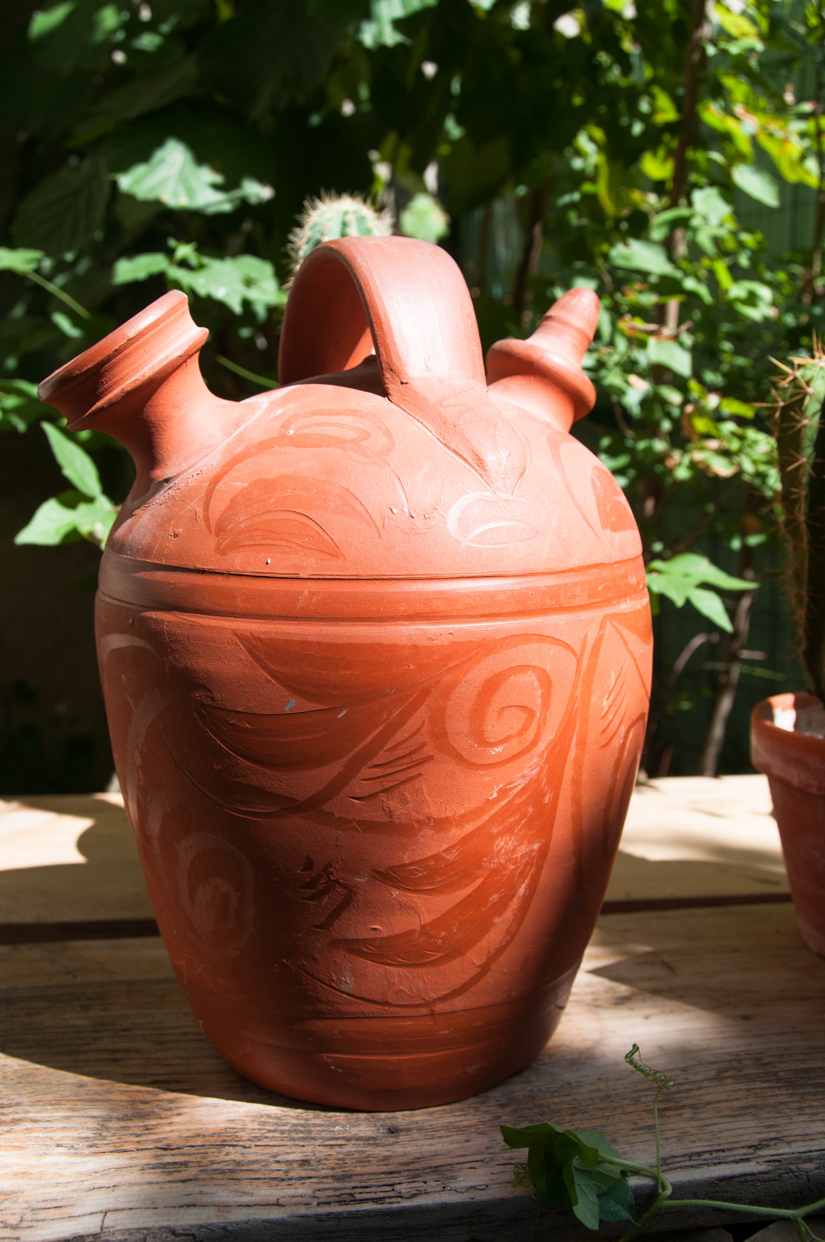 Terracotta jug