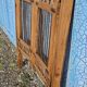 Old garden gate in solid teak