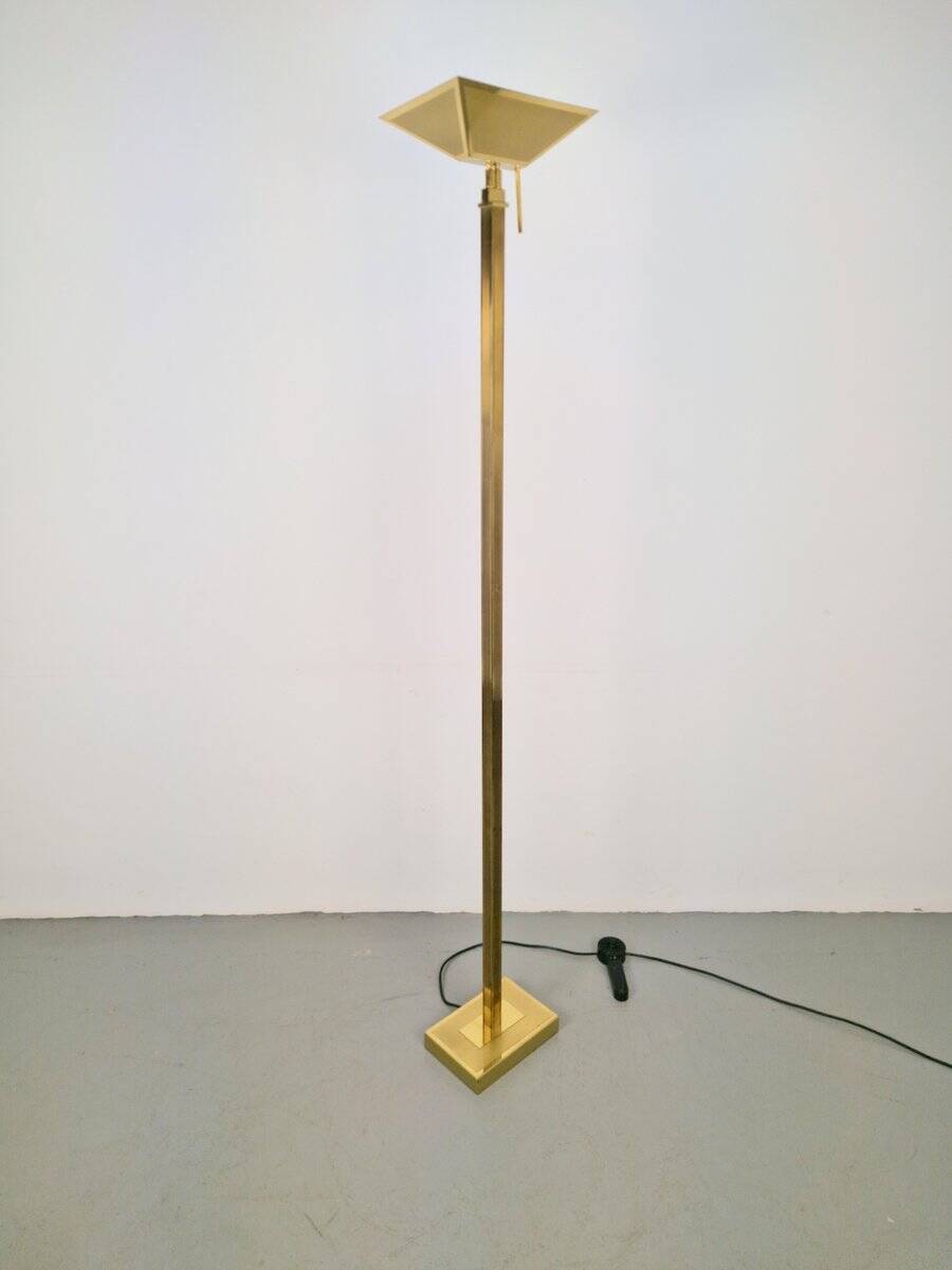 Vintage Brass Floor Lamp from Deknudt, 1970s