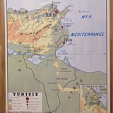 School map old tunisia