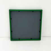 Green square frame mirror model 4727 by Anna Castelli Ferrieri for Kartell
