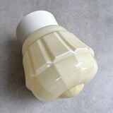 Art Deco pastel Thabur ceiling lamp, glass globe light