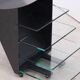 Desk and rolling block “007” by Hélène GALDINI for H. GALDINI, 1980