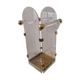 1970s Fontana Arte style lucite / acrylic and brass umbrella stand